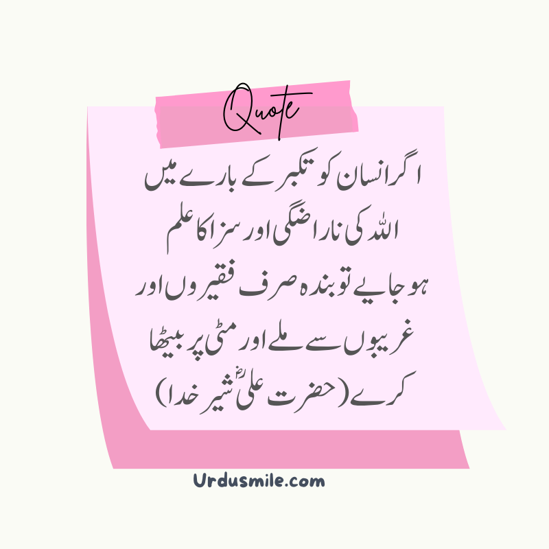 Hazrat Ali 25 Best Quotes